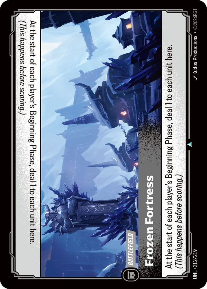 Frozen Fortress - Unleashed (UNL 212/219)