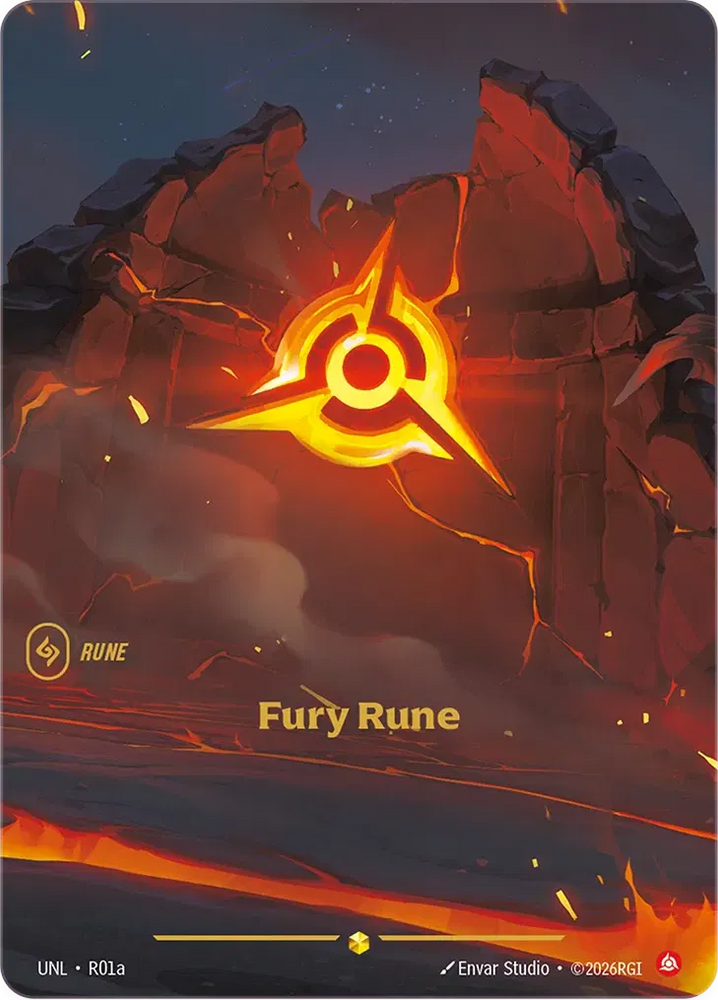 Fury Rune - Unleashed (UNL R01a) (Alt Art)