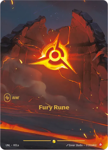 Fury Rune - Unleashed (UNL R01a) (Alt Art)