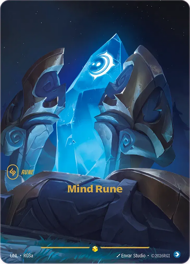 Mind Rune - Unleashed (UNL R03a) (Alt Art)