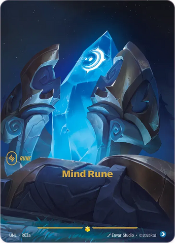 Mind Rune - Unleashed (UNL R03a) (Alt Art)