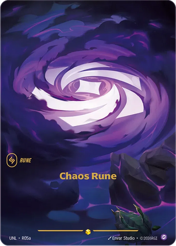 Chaos Rune - Unleashed (UNL R05a) (Alt Art)