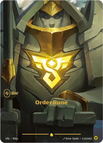 Order Rune - Unleashed (UNL R06a) (Alt Art)