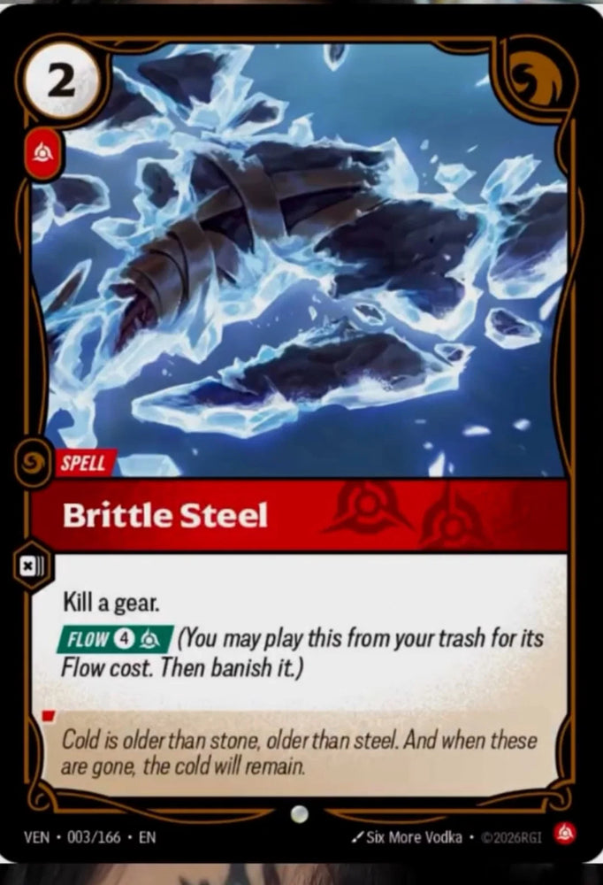 Brittle Steel - Vendetta (VEN 003/166)