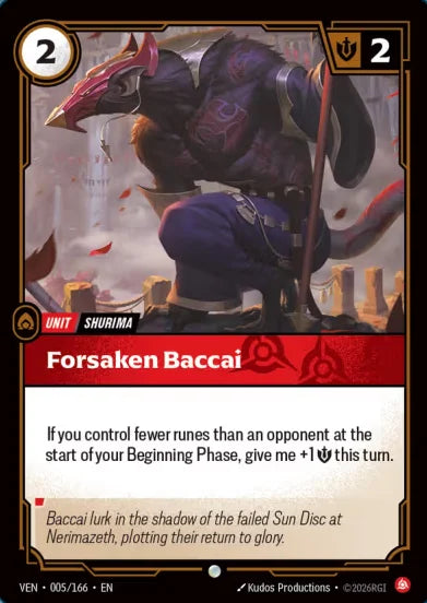 Forsaken Baccai - Vendetta (VEN 005/166)