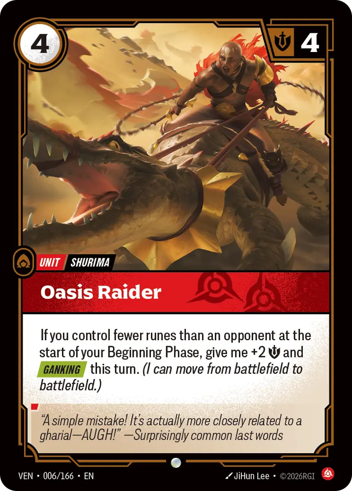 Oasis Raider - Vendetta (VEN 006/166)