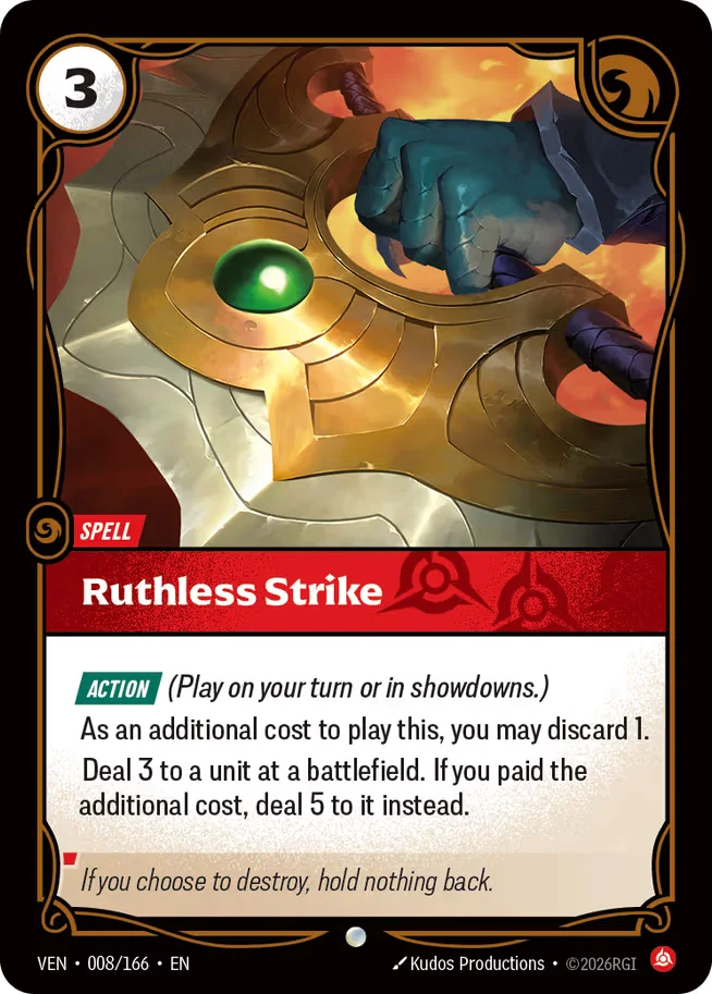 Ruthless Strike - Vendetta (VEN 008/166)