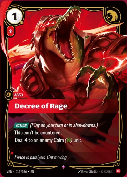Decree of Rage - Vendetta (VEN 015/166)