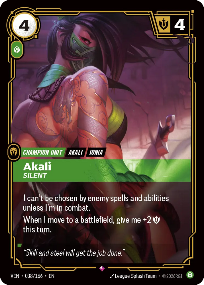 Akali Silent - Vendetta (VEN 038/166)