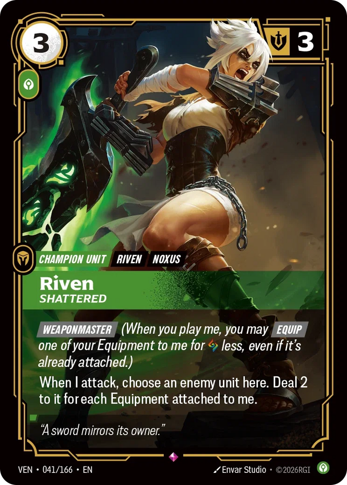 Riven Shattered - Vendetta (VEN 041/166)