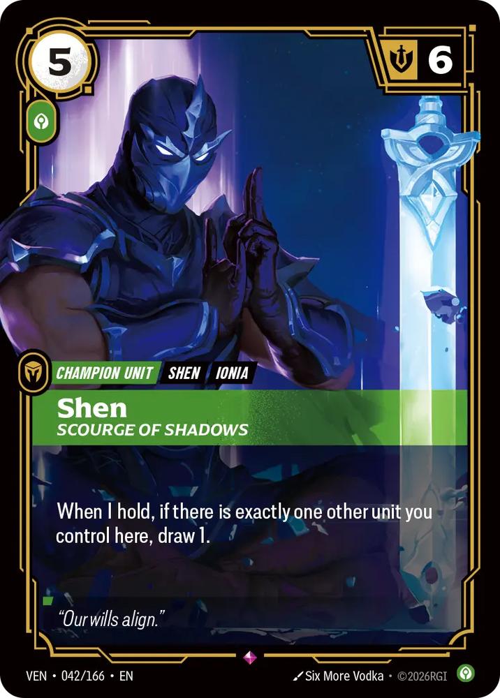 Shen Scourge of Shadows - Vendetta (VEN 042/166)