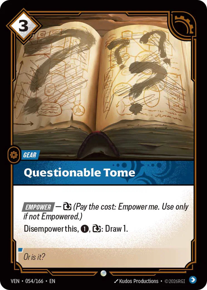 Questionable Tome - Vendetta (VEN 054/166)