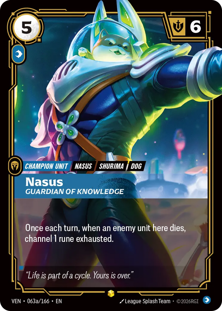 Nasus Guardian of Knowledge - Vendetta (VEN 063a/166) (Alt Art)