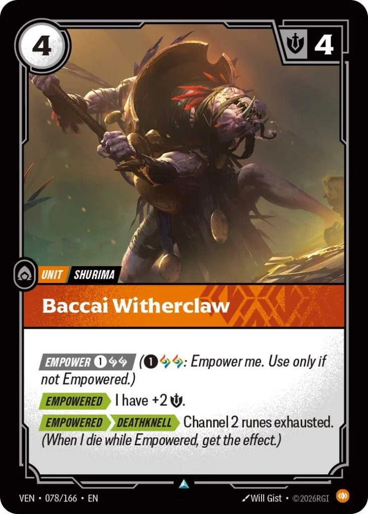 Baccai Witherclaw - Vendetta (VEN 078/166)