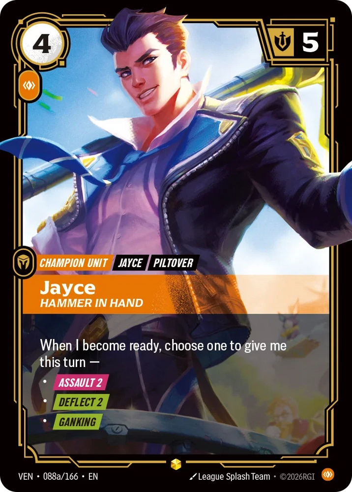 Jayce Hammer in Hand - Vendetta (VEN 088a/166) (Alt Art)