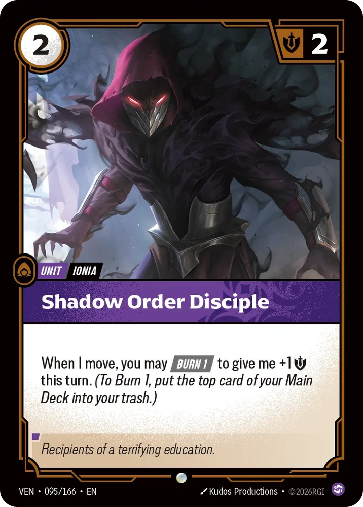 Shadow Order Disciple - Vendetta (VEN 095/166)