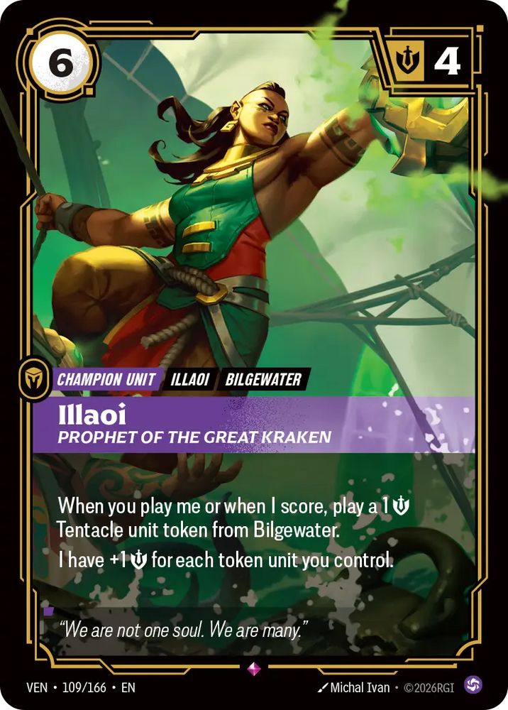 Illaoi Prophet of the Great Kraken - Vendetta (VEN 109/166)