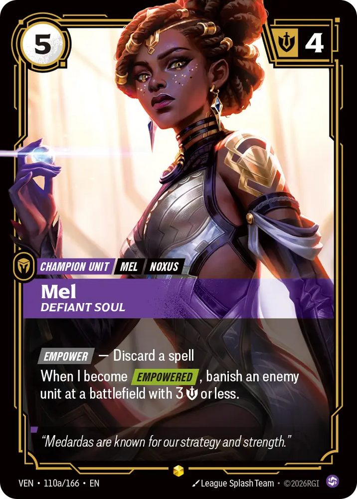 Mel Defiant Soul - Vendetta (VEN 110a/166) (Alt Art)