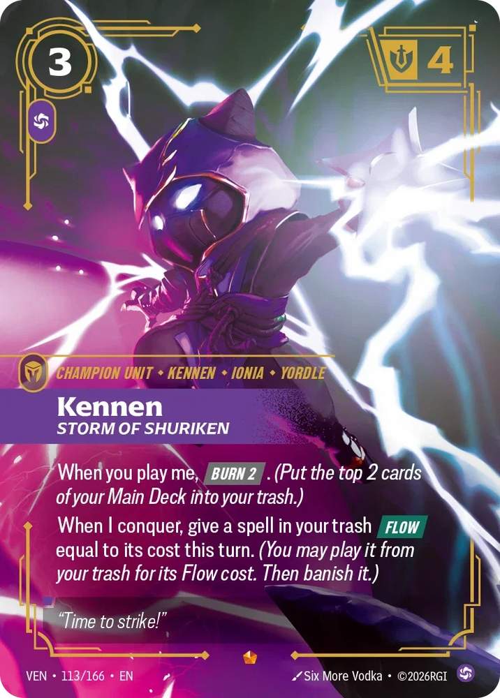 Kennen Storm of Shuriken - Vendetta (VEN 113/166)
