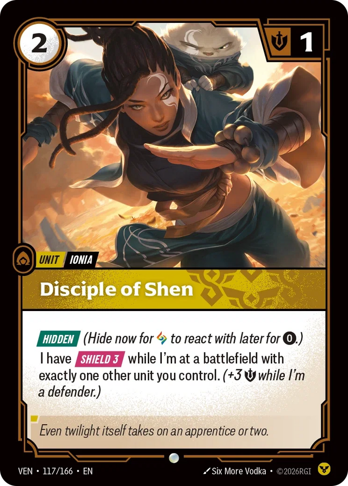 Disciple of Shen - Vendetta (VEN 117/166)