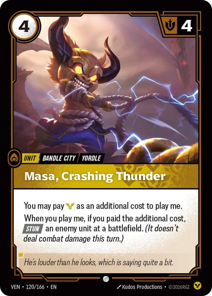 Masa Crashing Thunder - Vendetta (VEN 120/166)