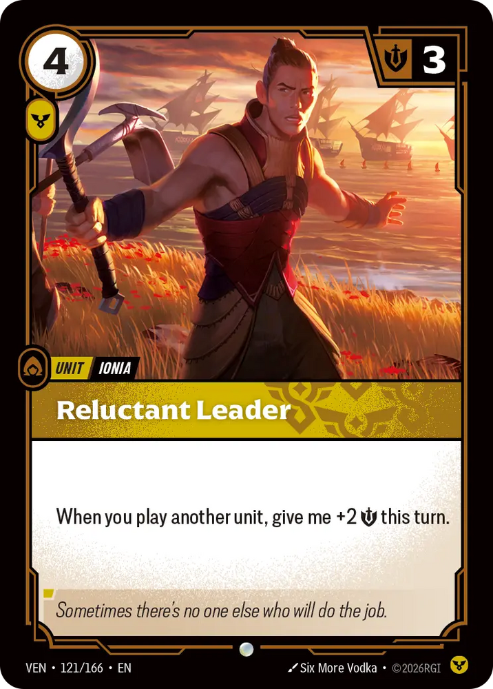 Reluctant Leader - Vendetta (VEN 121/166)