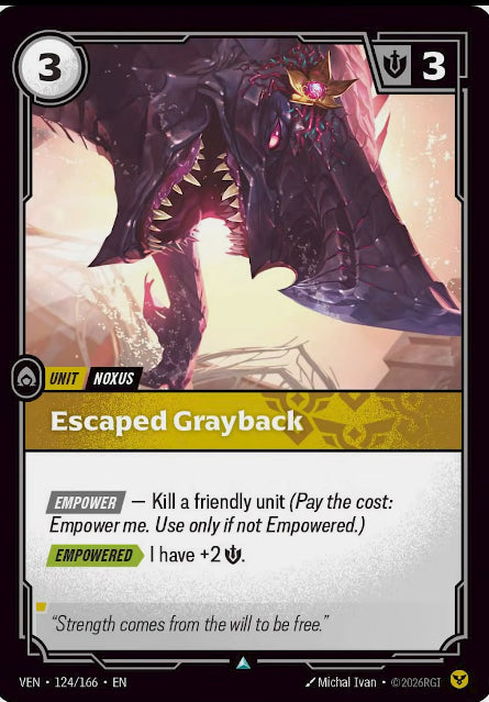 Escaped Grayback - Vendetta (VEN 124/166)