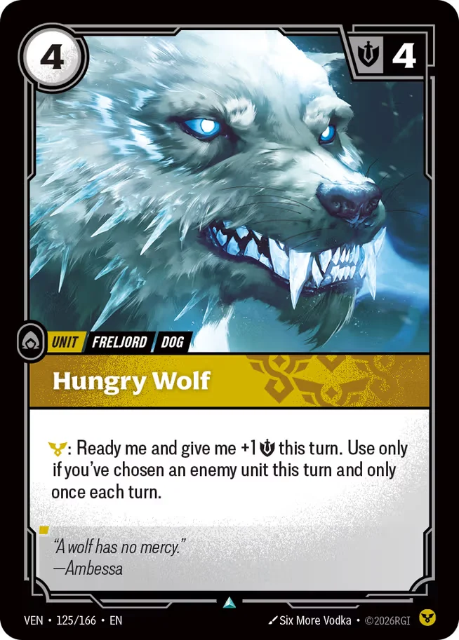 Hungry Wolf - Vendetta (VEN 125/166)