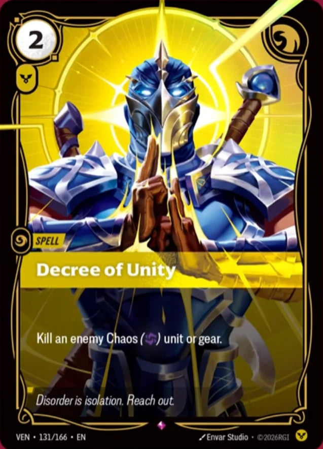 Decree of Unity - Vendetta (VEN 131/166)