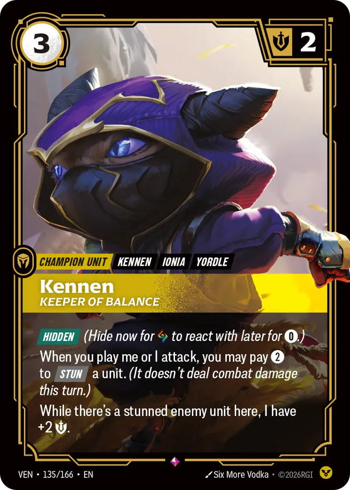 Kennen Keeper of Balance - Vendetta (VEN 135/166)