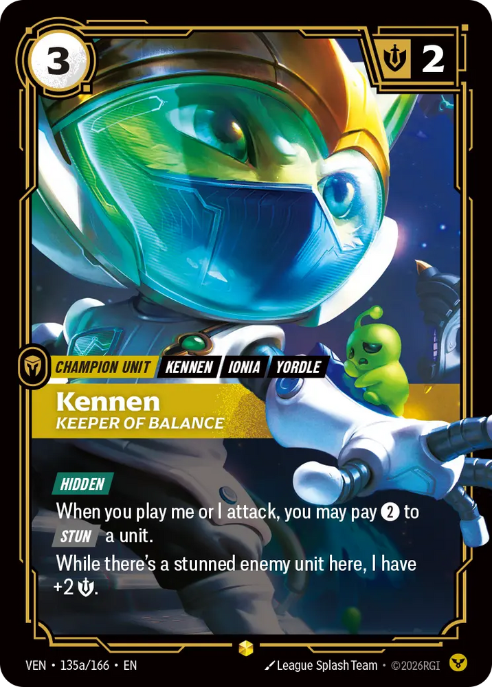 Kennen Keeper of Balance - Vendetta (VEN 135a/166) (Alt Art)