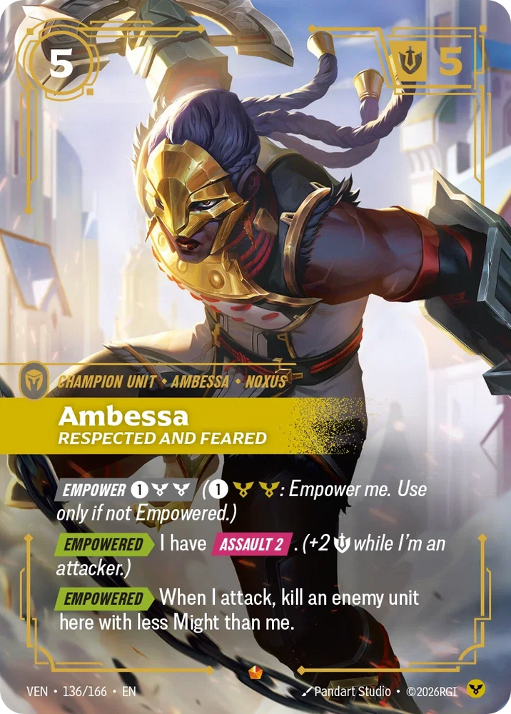 Ambessa Respected and Feared - Vendetta (VEN 136/166)