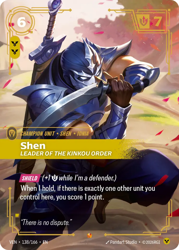 Shen Leader of the Kinkou Order- Vendetta (VEN 138/166)
