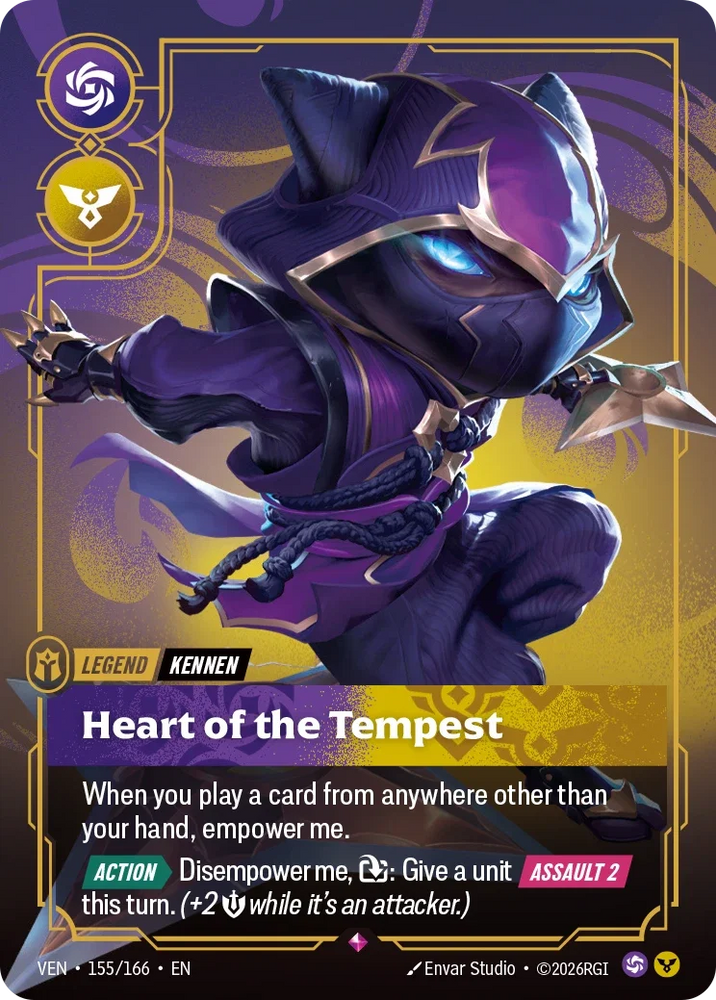 Kennen Heart of the Tempest - Vendetta (VEN 155/166)