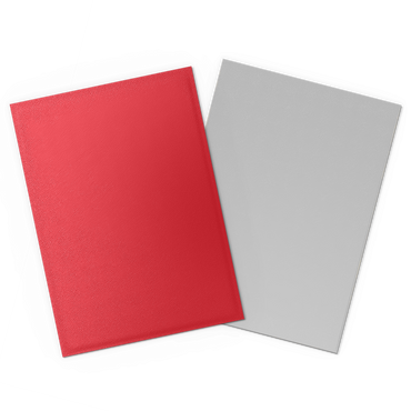 Dragon Shield: Standard 100ct Sleeves - Crimson & Silver (Dual Matte)
