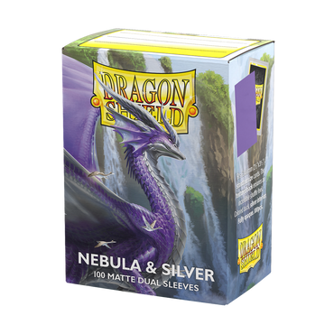 Dragon Shield: Standard 100ct Sleeves - Nebula & Silver (Dual Matte)