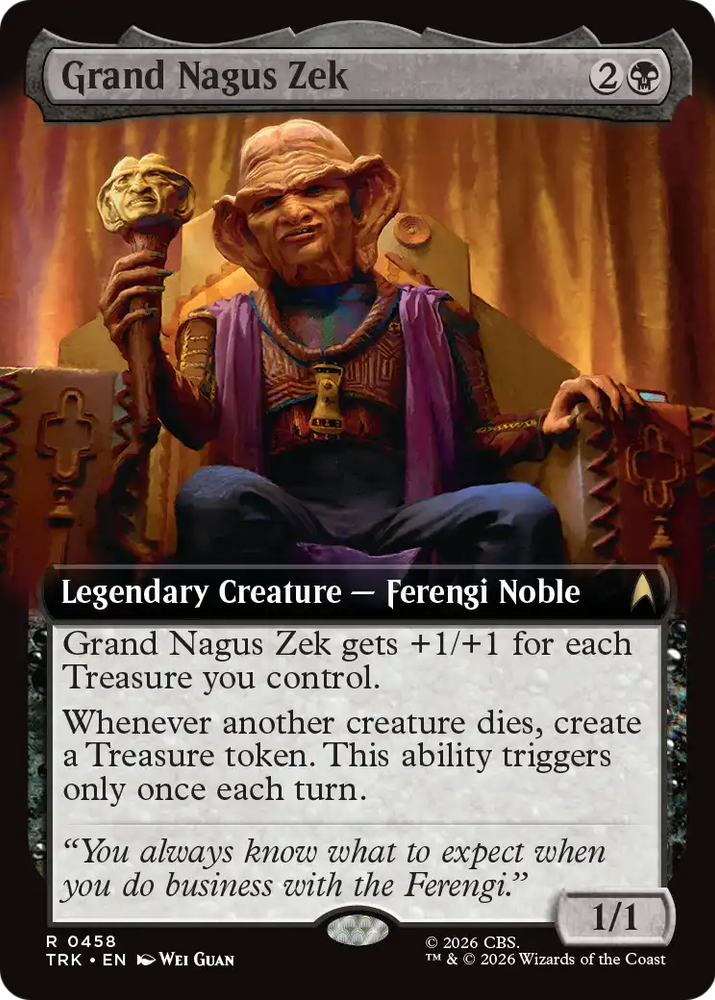 Grand Nagus Zek (Extended Art) [Star Trek]
