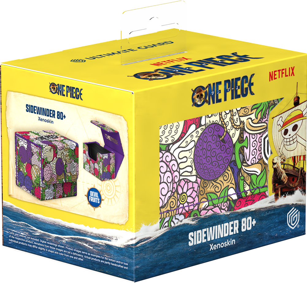Sidewinder Ultimate Guard Deck Case 80+ One Piece Devil Fruit Pattern
