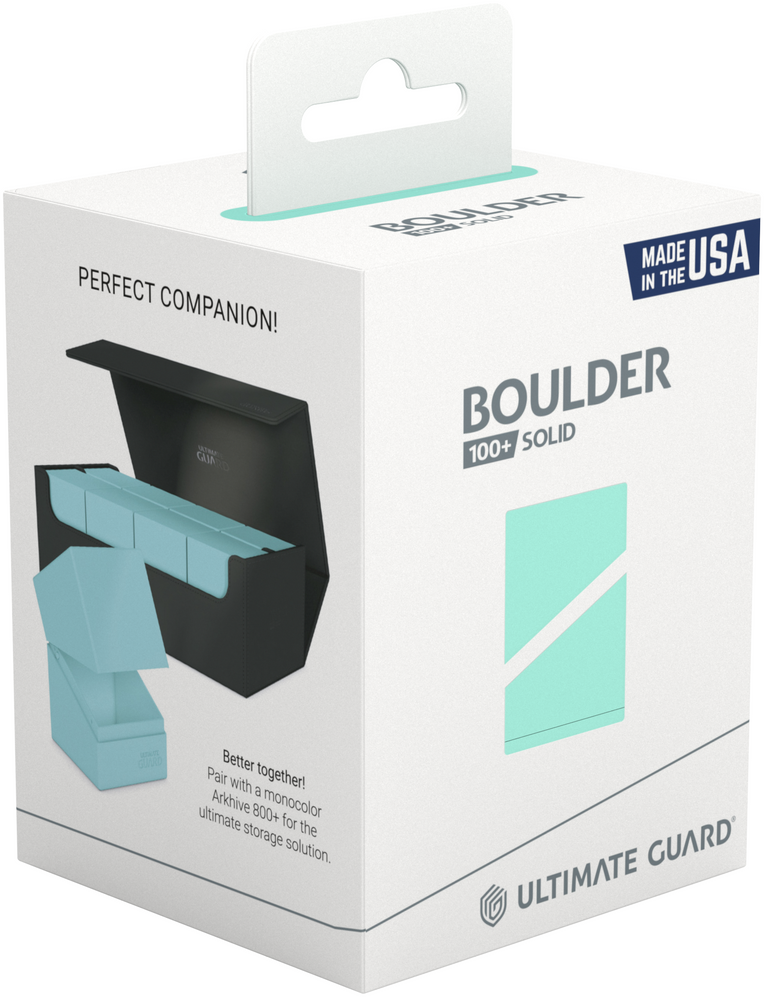 Ultimate Guard Deck Case Boulder 100+ Solid Pastel Mint Green