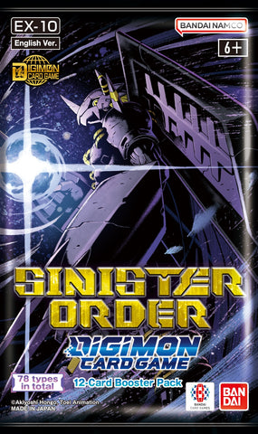 Sinister Order EX10 Booster Pack