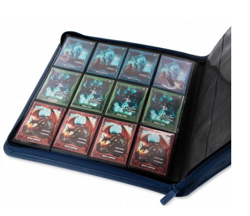 Ultimate Guard Quadrow Zipfolio Xenoskin 12PKT Dark Blue